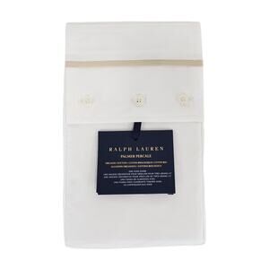 Ralph Lauren Organic Cotton Percale Palmer Sham Sand Dune King NWT